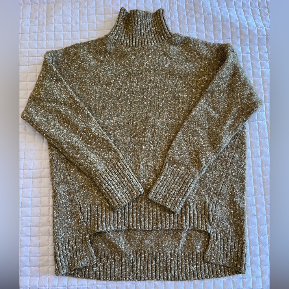 Treasure & Bond Tan /Brown Turtleneck Sweater sz XS